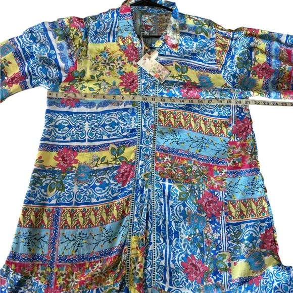 Johnny Was Midsummer Sednea Tunic Medium - Picture 4 of 12